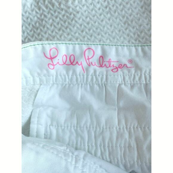 Lilly Pulitzer Buttercup Shorts White Scalloped Hem Size 2 - Picture 8 of 12